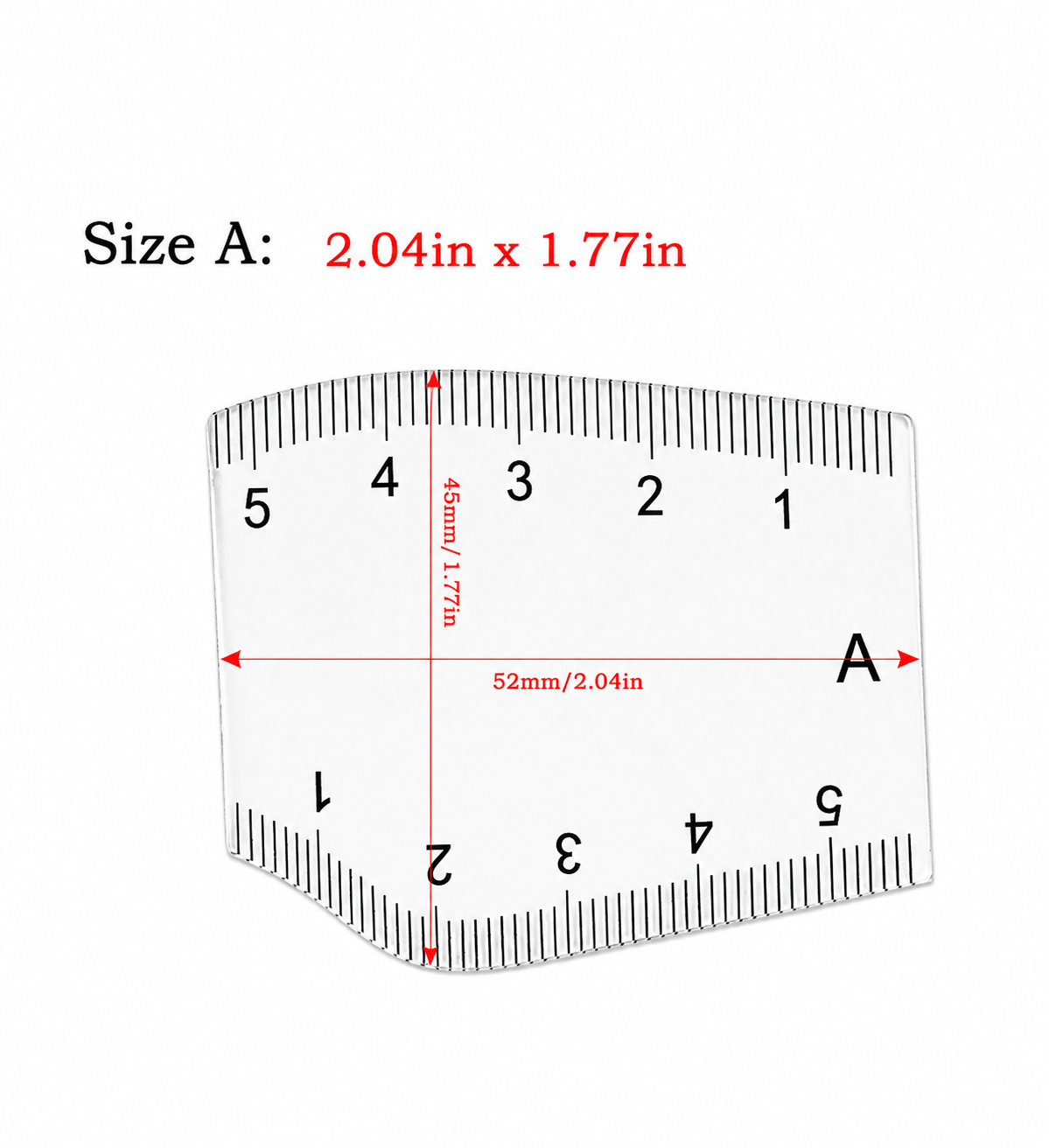 BROW CURVED STENCIL