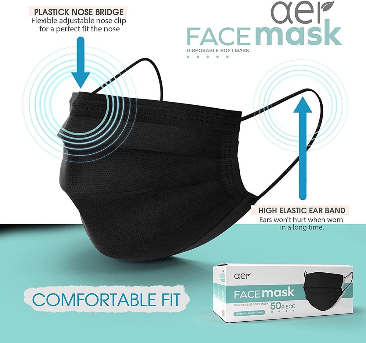 4-LAYER FACE MASKS (50 PACK)